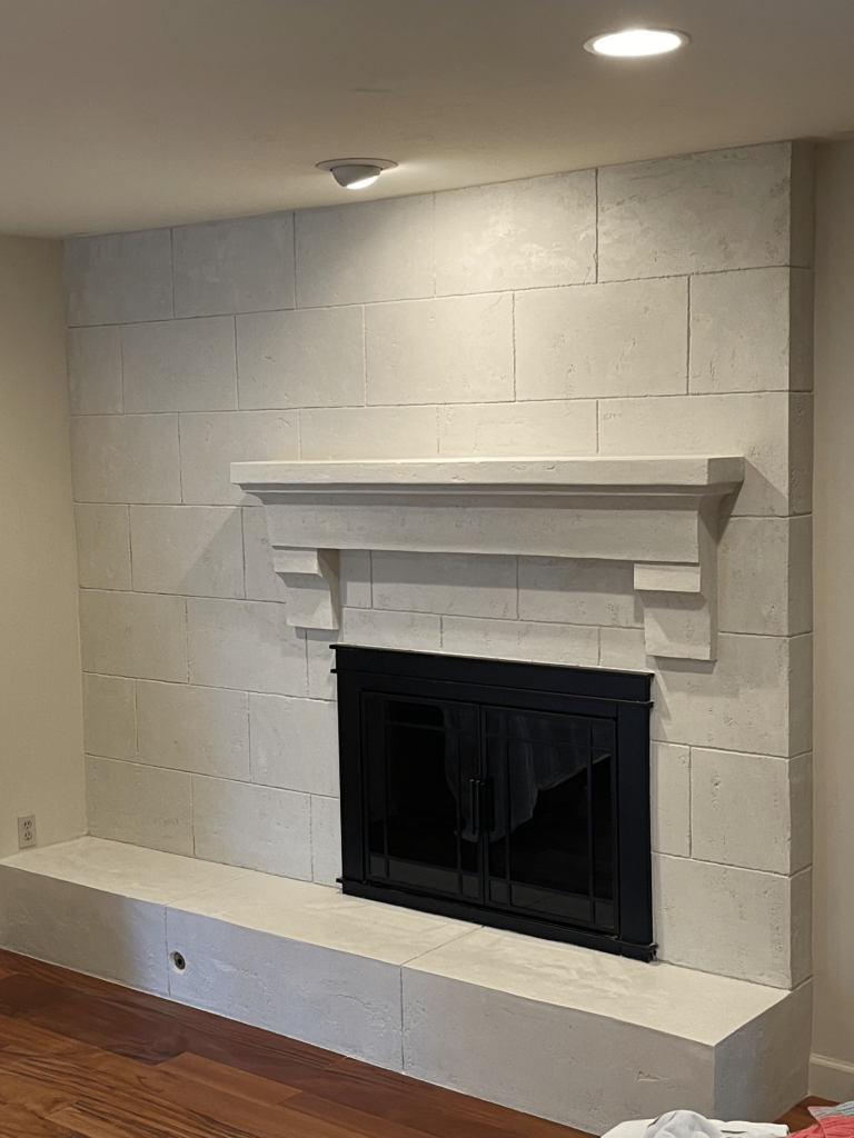 Completed stucco project