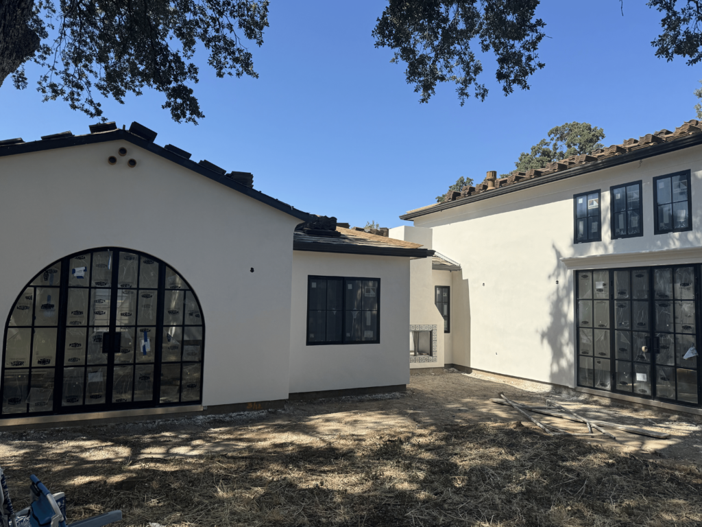 Completed stucco project