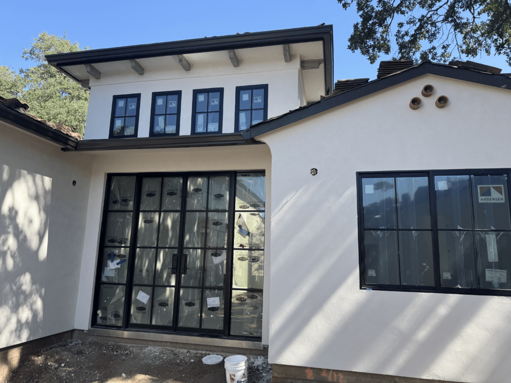 Completed stucco project